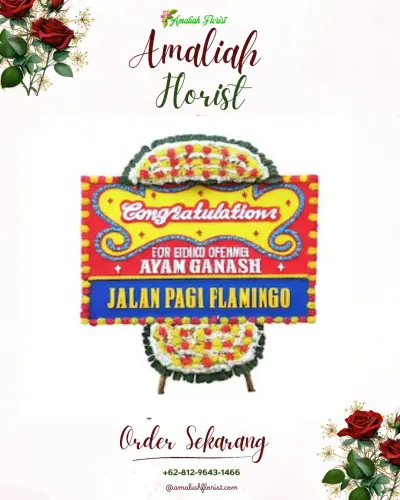 Bunga Papan Congratulation di Parongpong